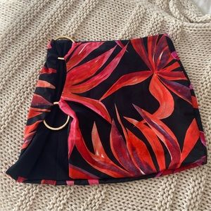 Louisa Ballou double ring skirt lunar bloom